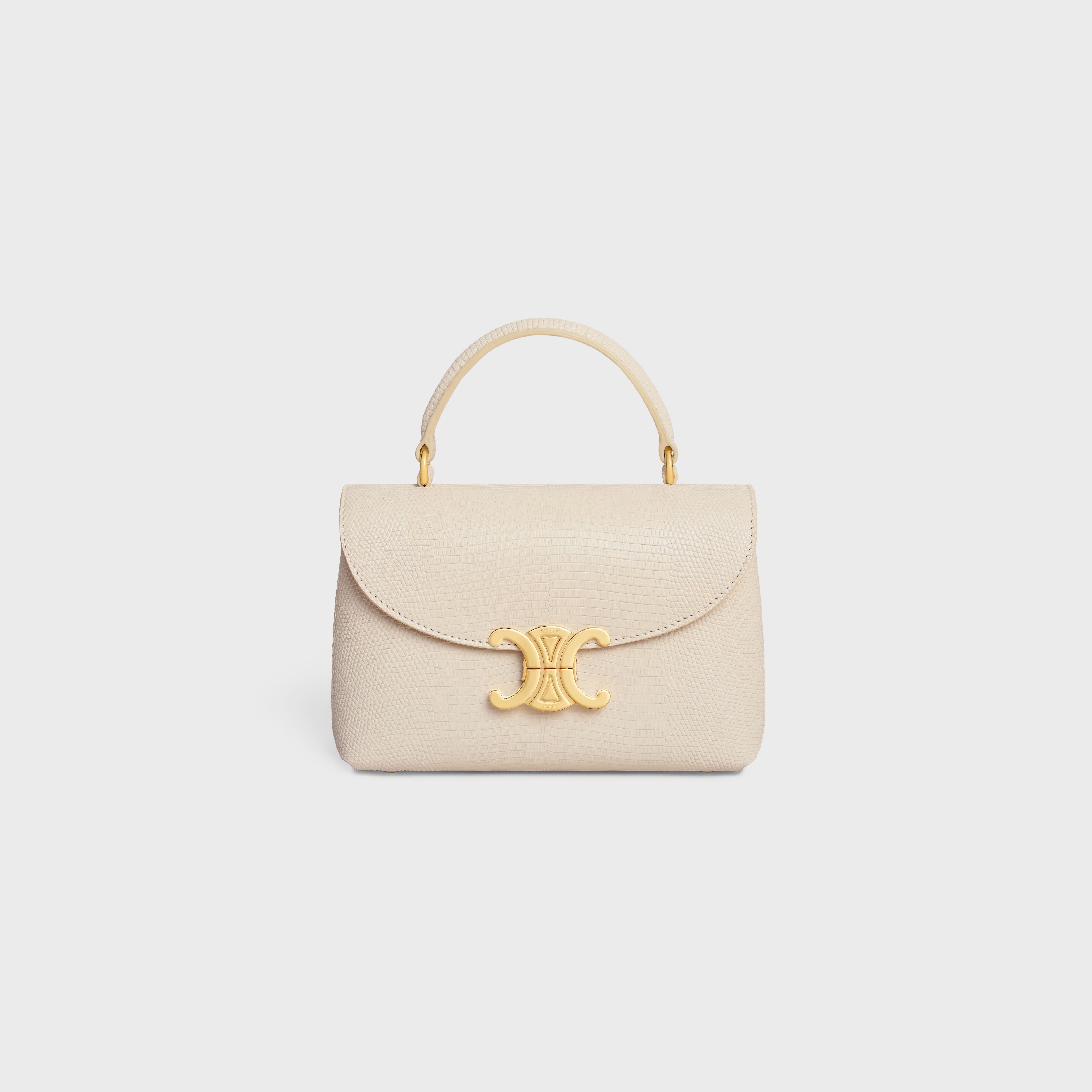 TEEN NINO BAG IN lizard - CREAM | CELINE